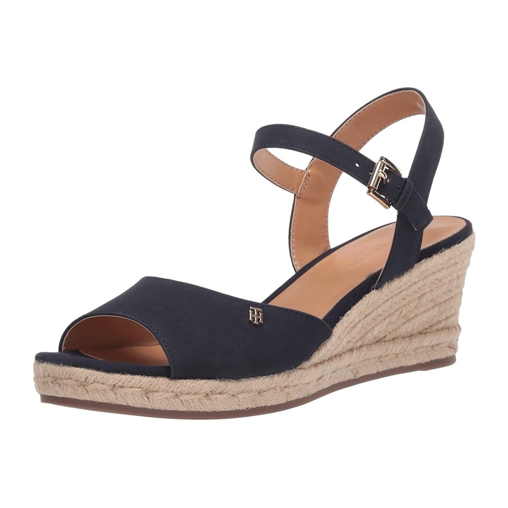 Tommy Hilfiger Women's Navy Wedge Sandals